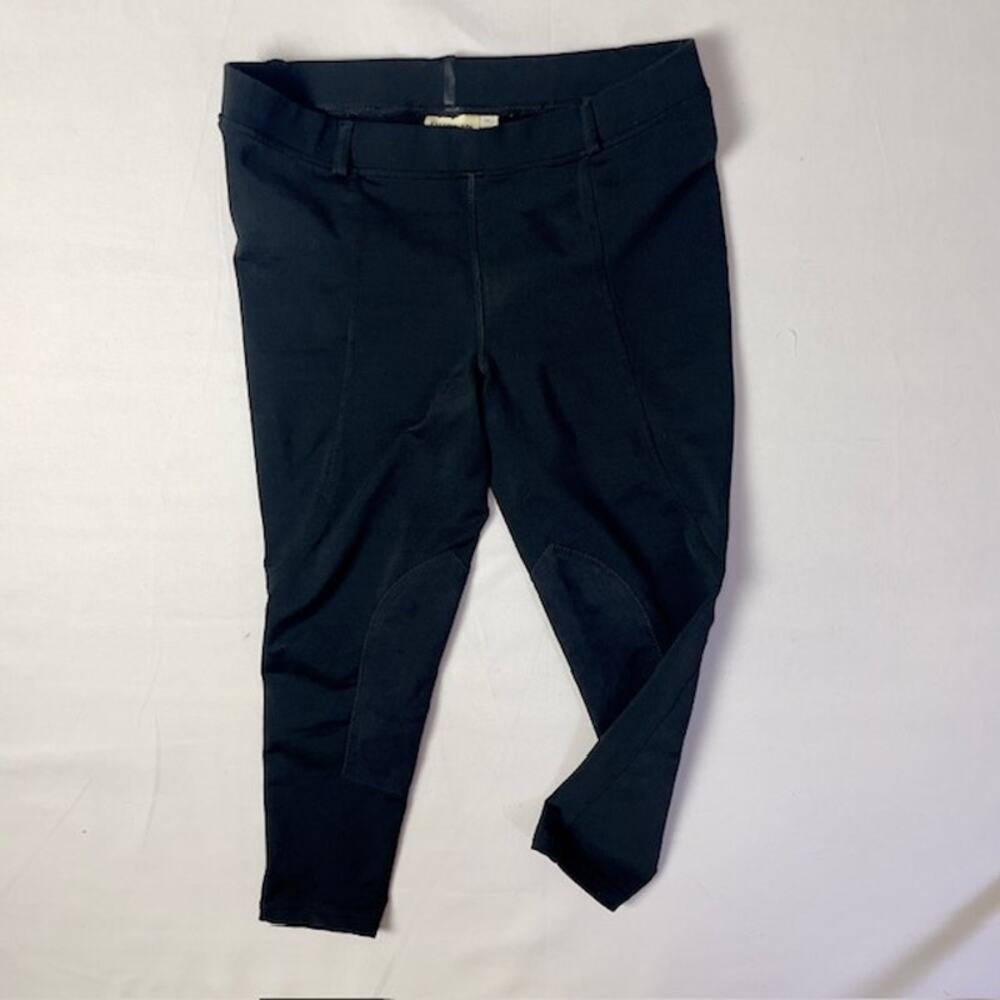Dublin Black Riding Breeches Equestrian Pants Knee Patch Stretch 34